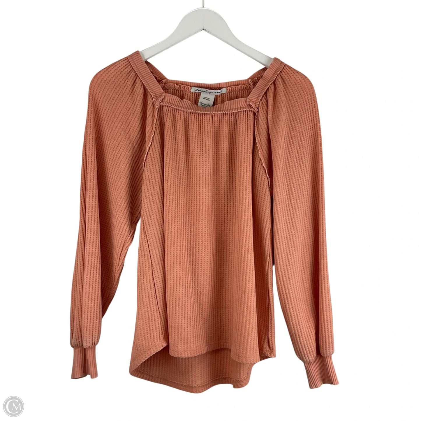 Top Long Sleeve By America Rag In Orange, Size: S