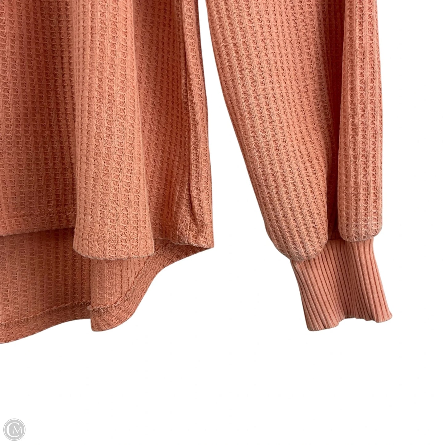 Top Long Sleeve By America Rag In Orange, Size: S