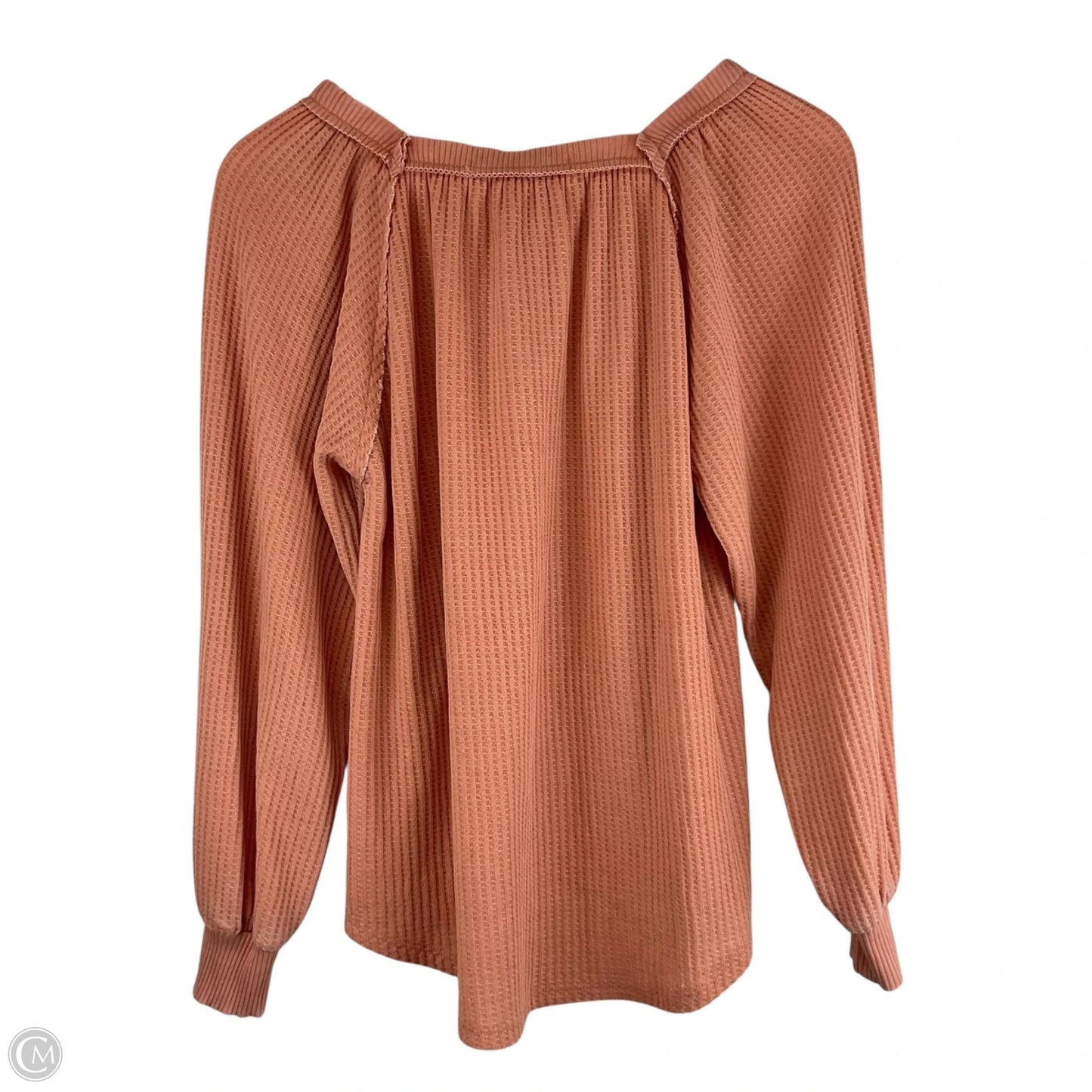 Top Long Sleeve By America Rag In Orange, Size: S