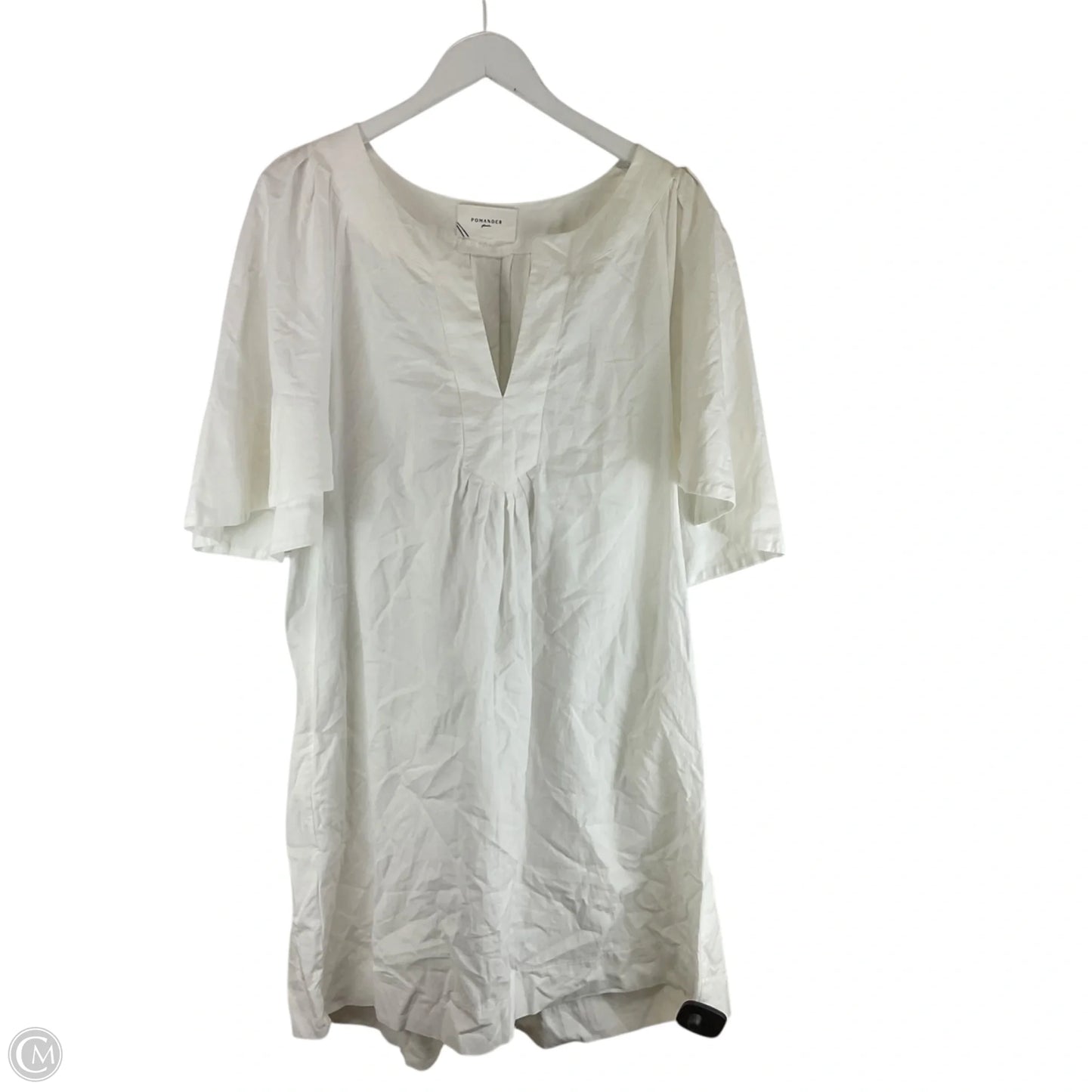 Dress Casual Short By Clothes Mentor In White, Size: L