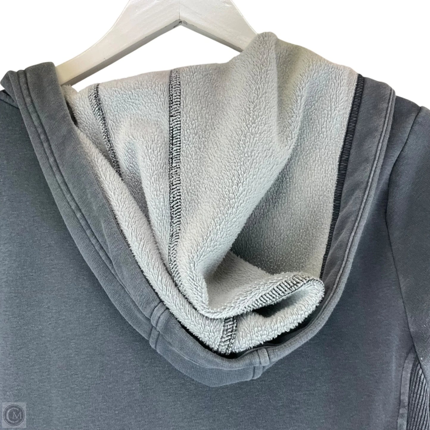 Jacket Designer By Ugg In Grey, Size: L