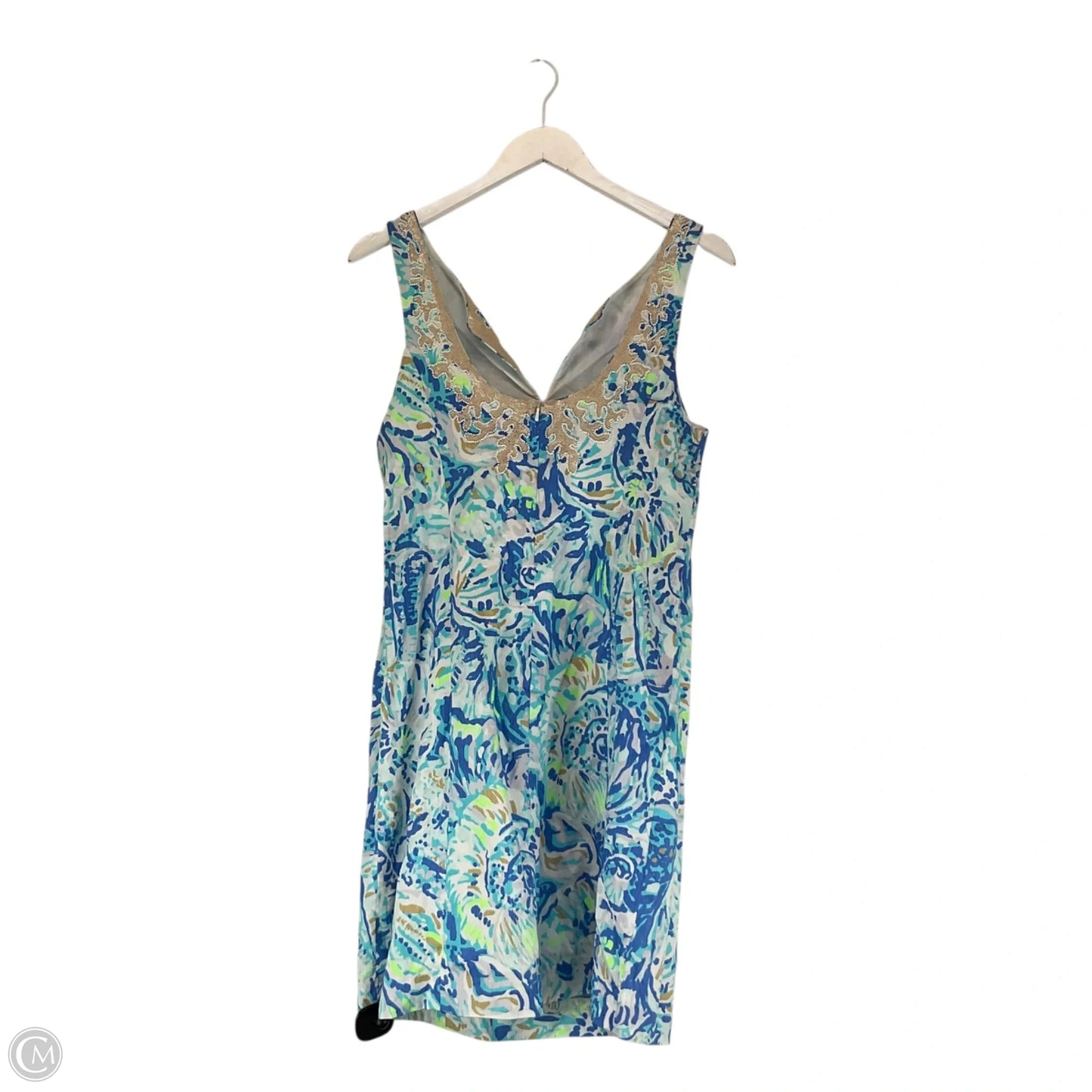 Dress Designer By Lilly Pulitzer In Blue, Size: 8