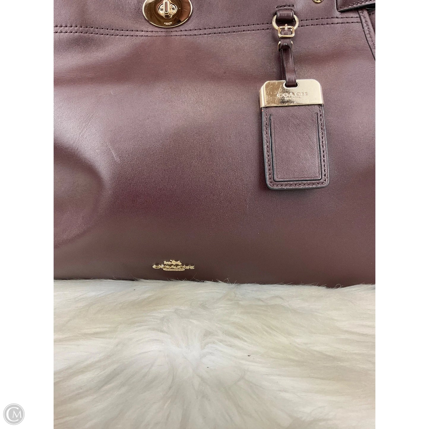 Handbag Designer By Coach, Size: Medium