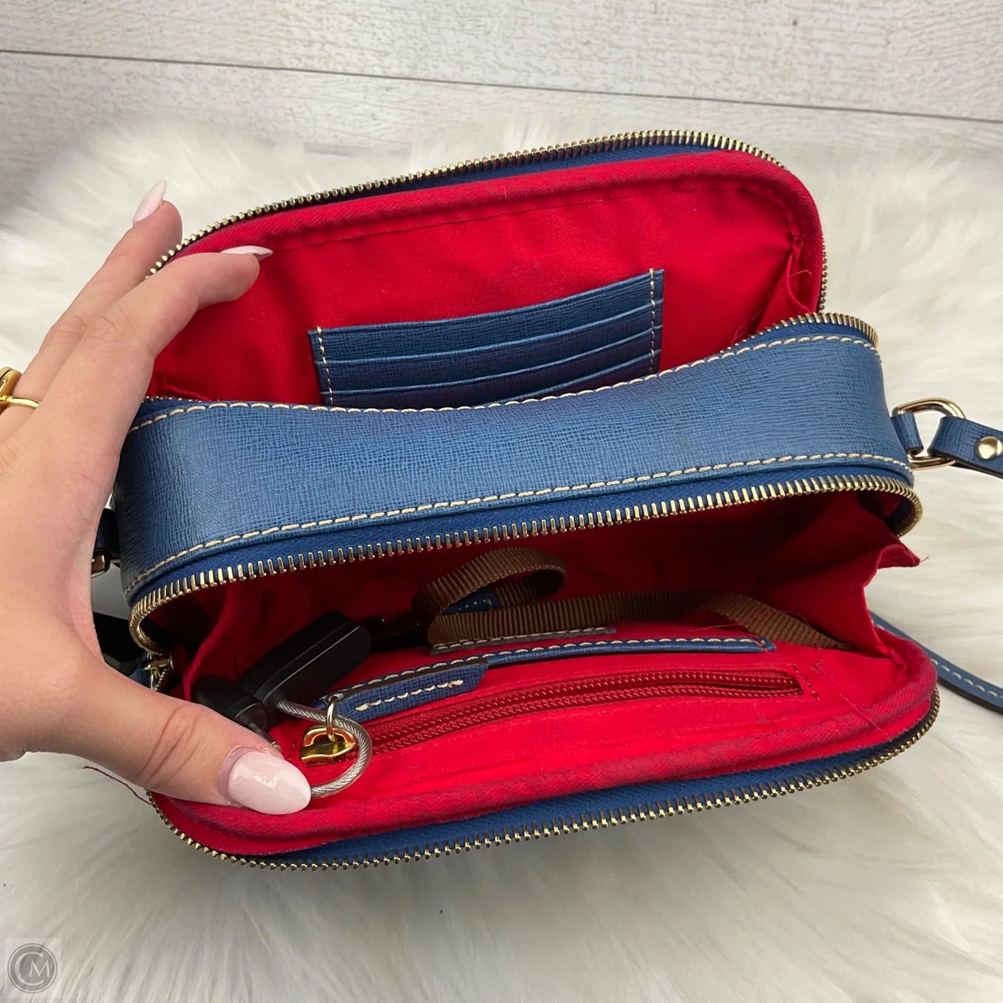 Crossbody Designer By Dooney And Bourke, Size: Small