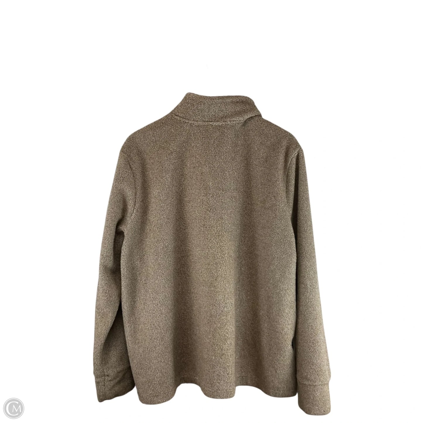 Sweatshirt Crewneck By Eddie Bauer In Tan, Size: Xxl
