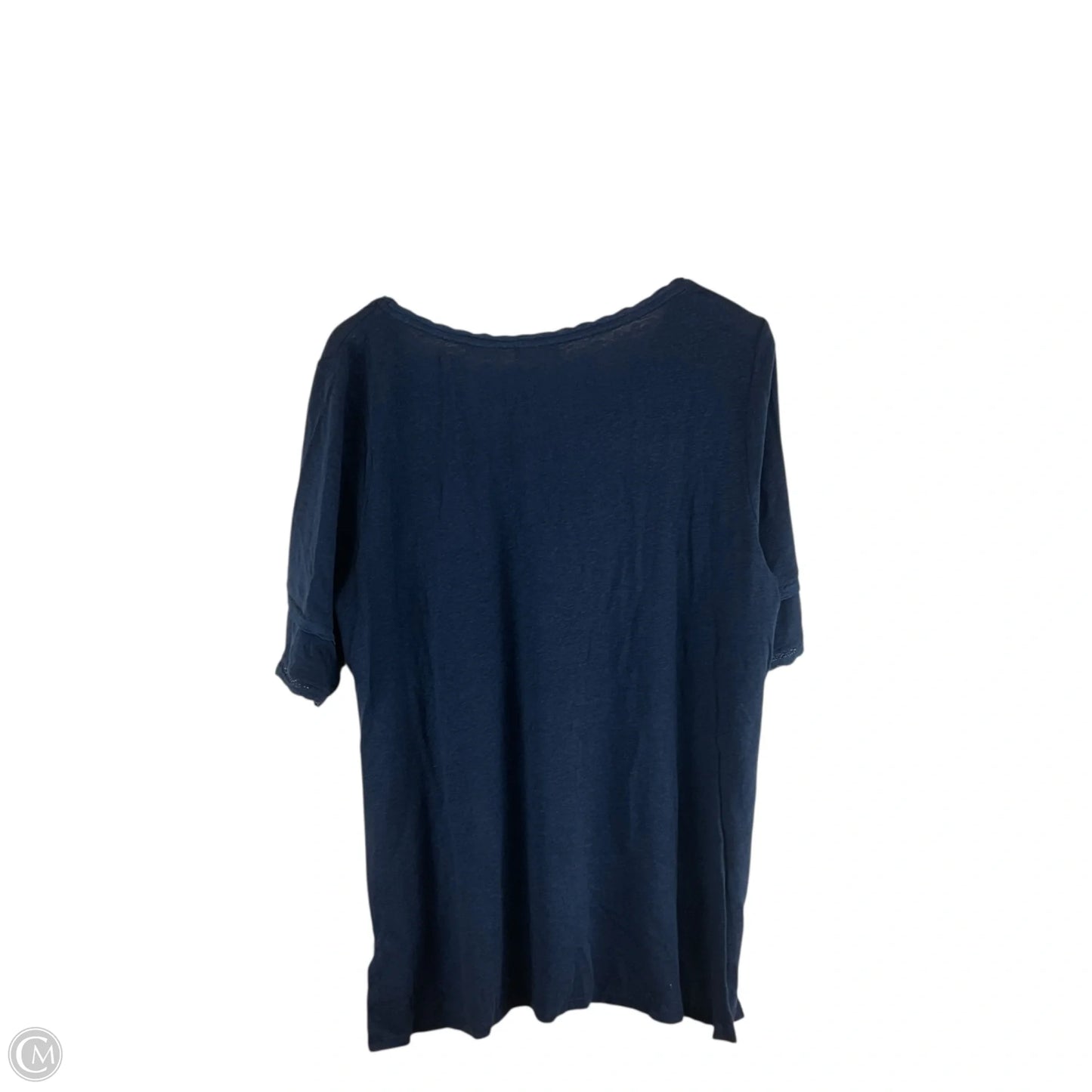 Top Short Sleeve By Meadow Rue In Navy, Size: Xl