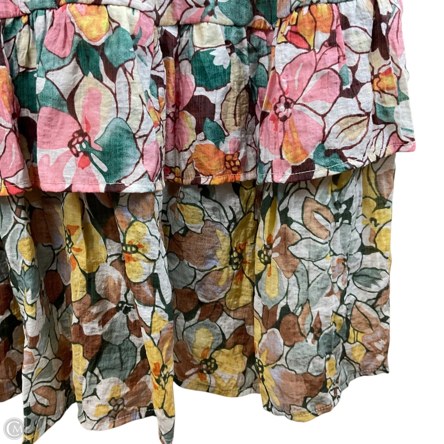 Dress Casual Maxi By Voy In Floral Print, Size: M
