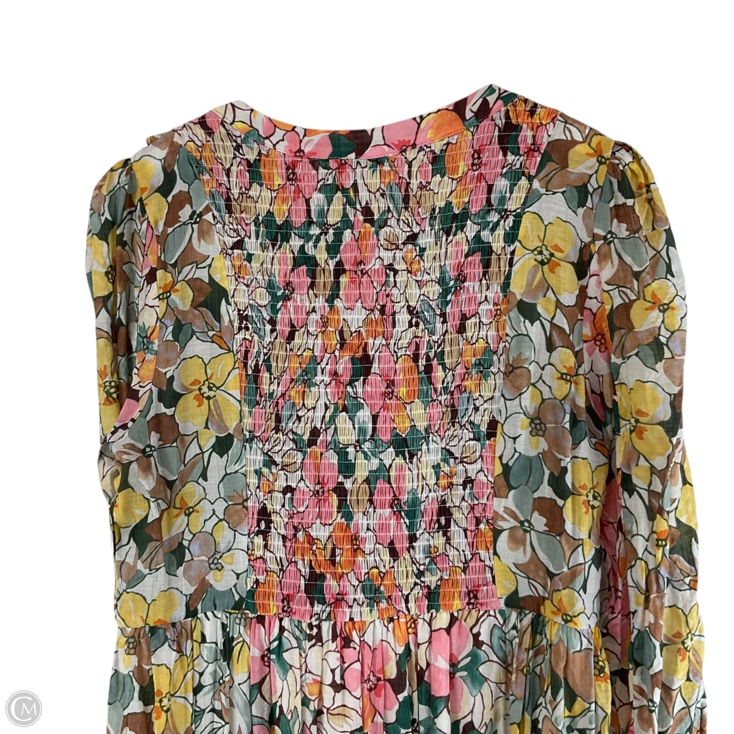 Dress Casual Maxi By Voy In Floral Print, Size: M