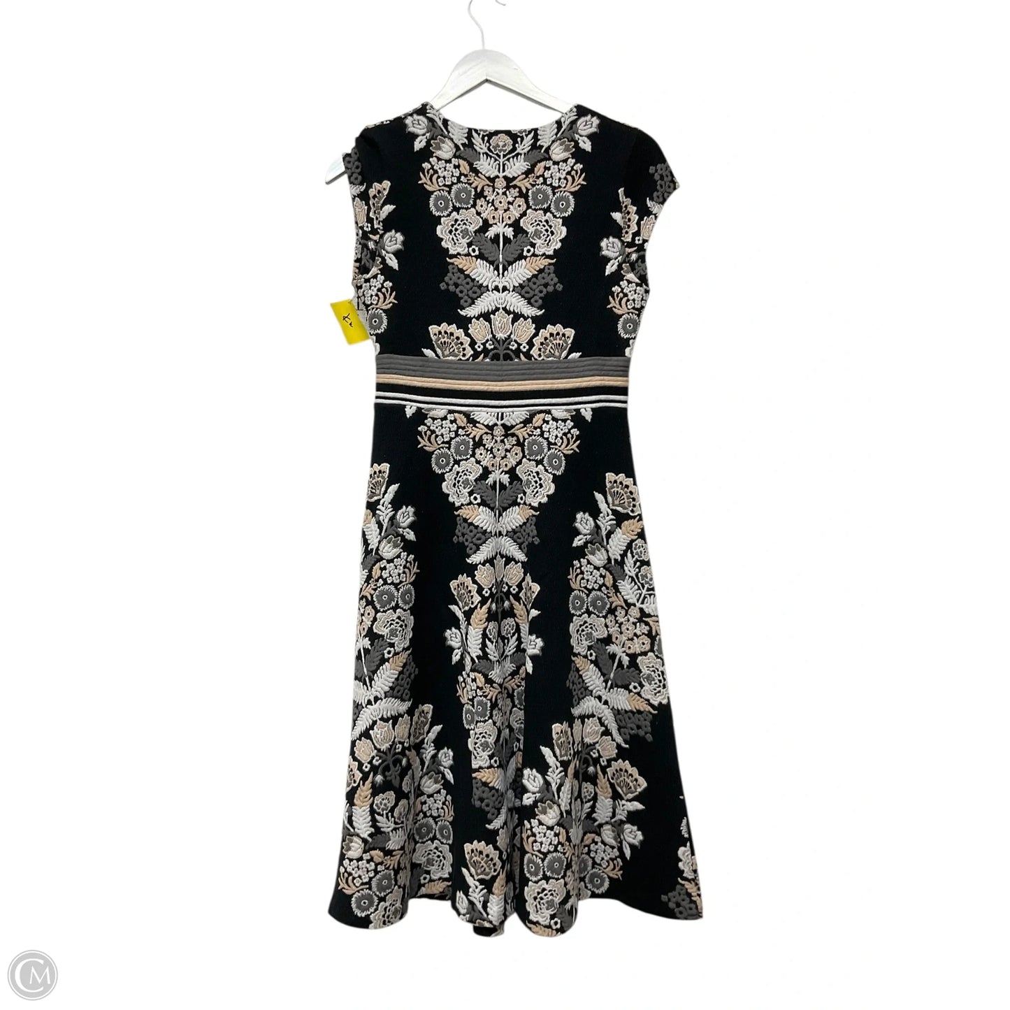 Dress Casual Midi By Anthropologie In Black, Size: 4