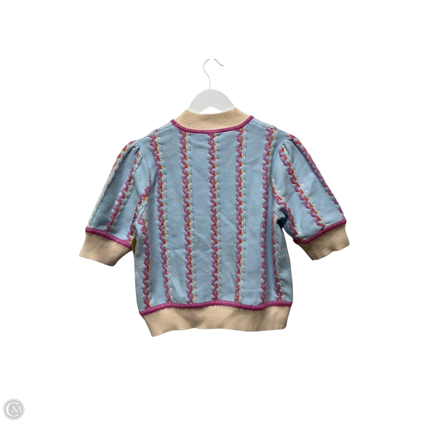 Sweater Short Sleeve By Thml In Blue, Size: S