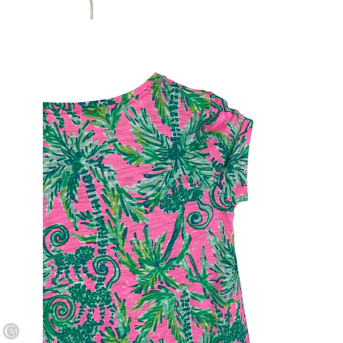 Top Short Sleeve Designer By Lilly Pulitzer In Pink, Size: Xxs