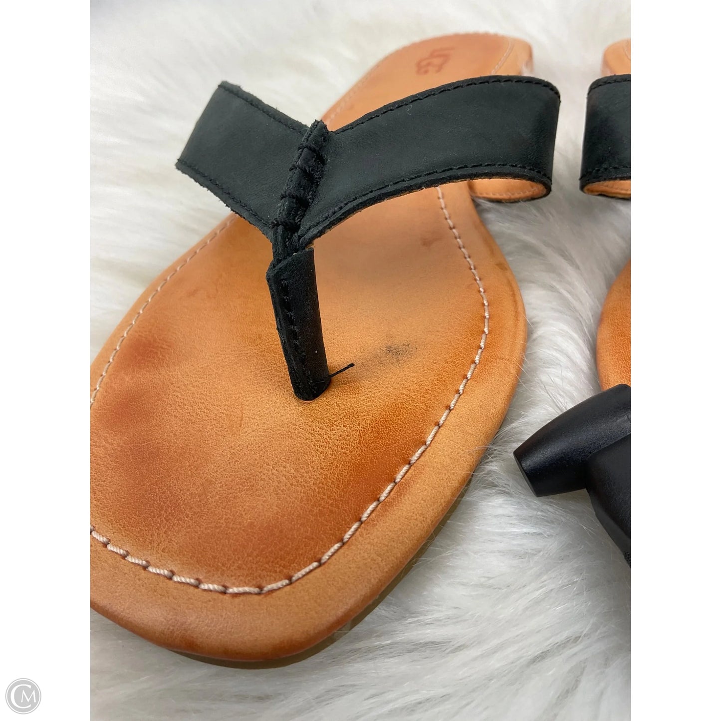 Sandals Designer By Ugg In Tan, Size: 8