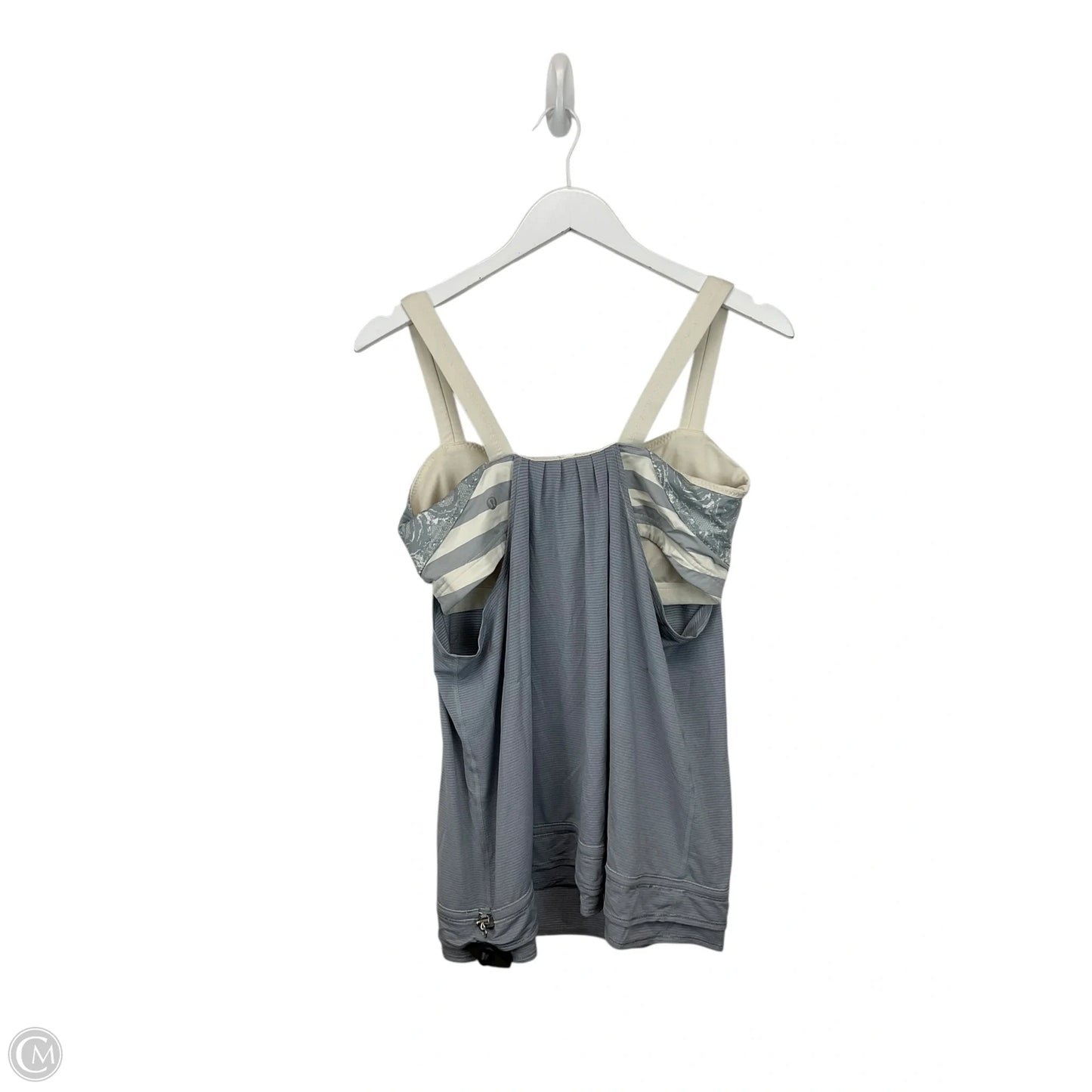 Athletic Tank Top By Lululemon In Grey, Size: 12