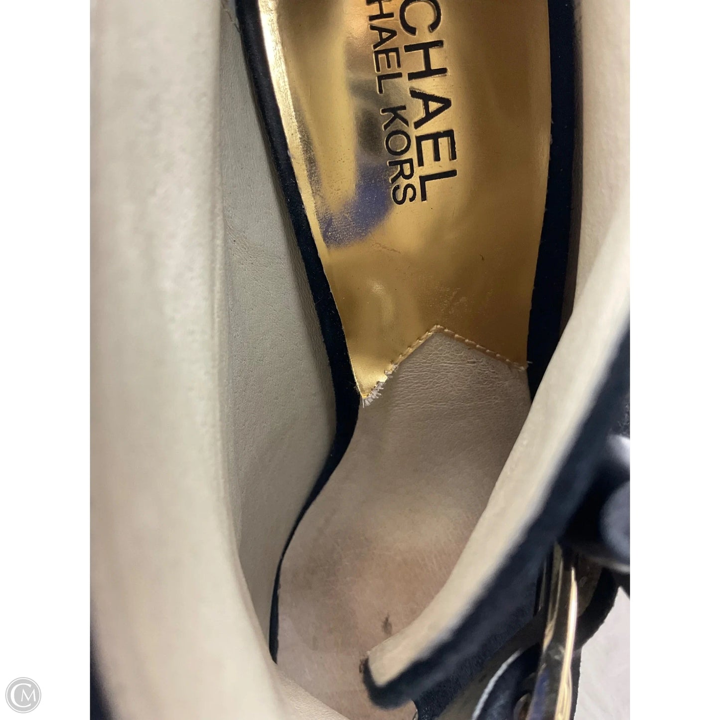 Shoes Designer By Michael Kors In Black, Size: 7.5