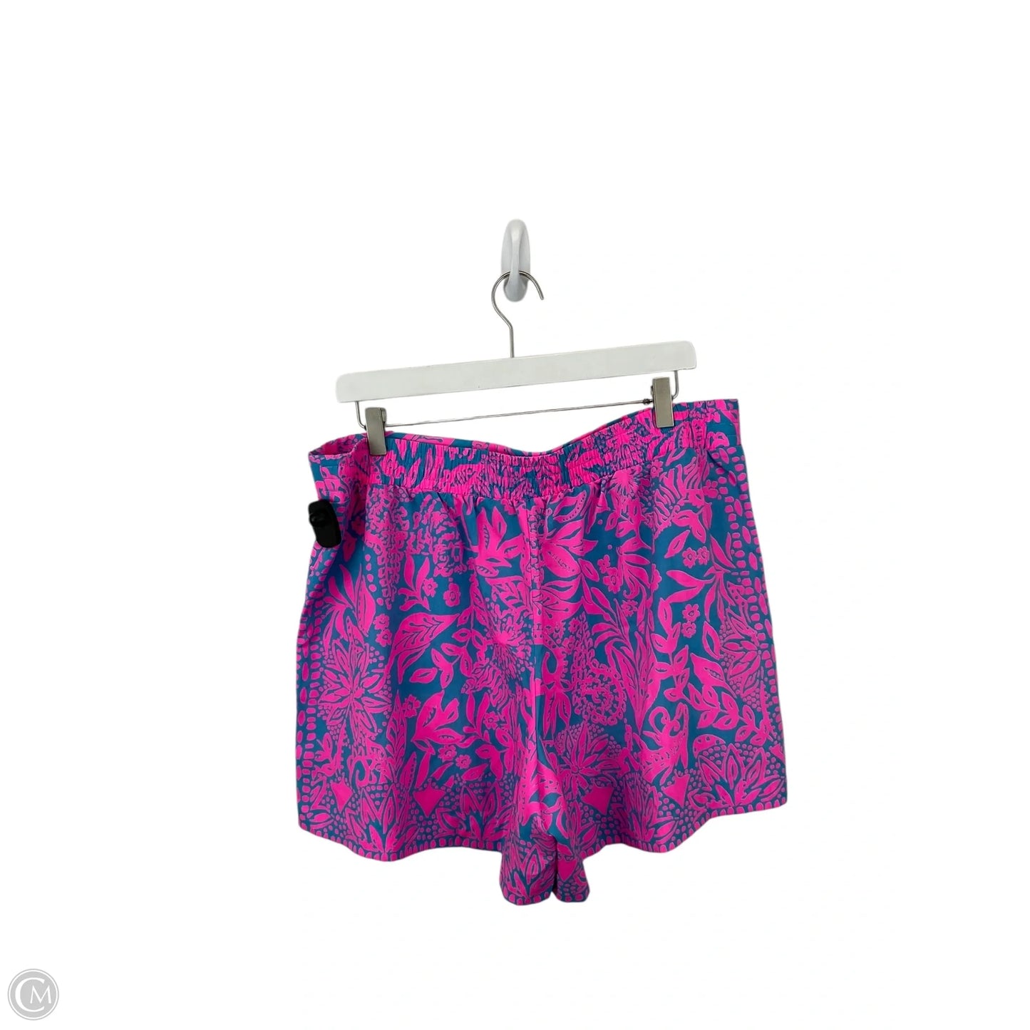Shorts Designer By Lilly Pulitzer In Blue & Pink, Size: Xl
