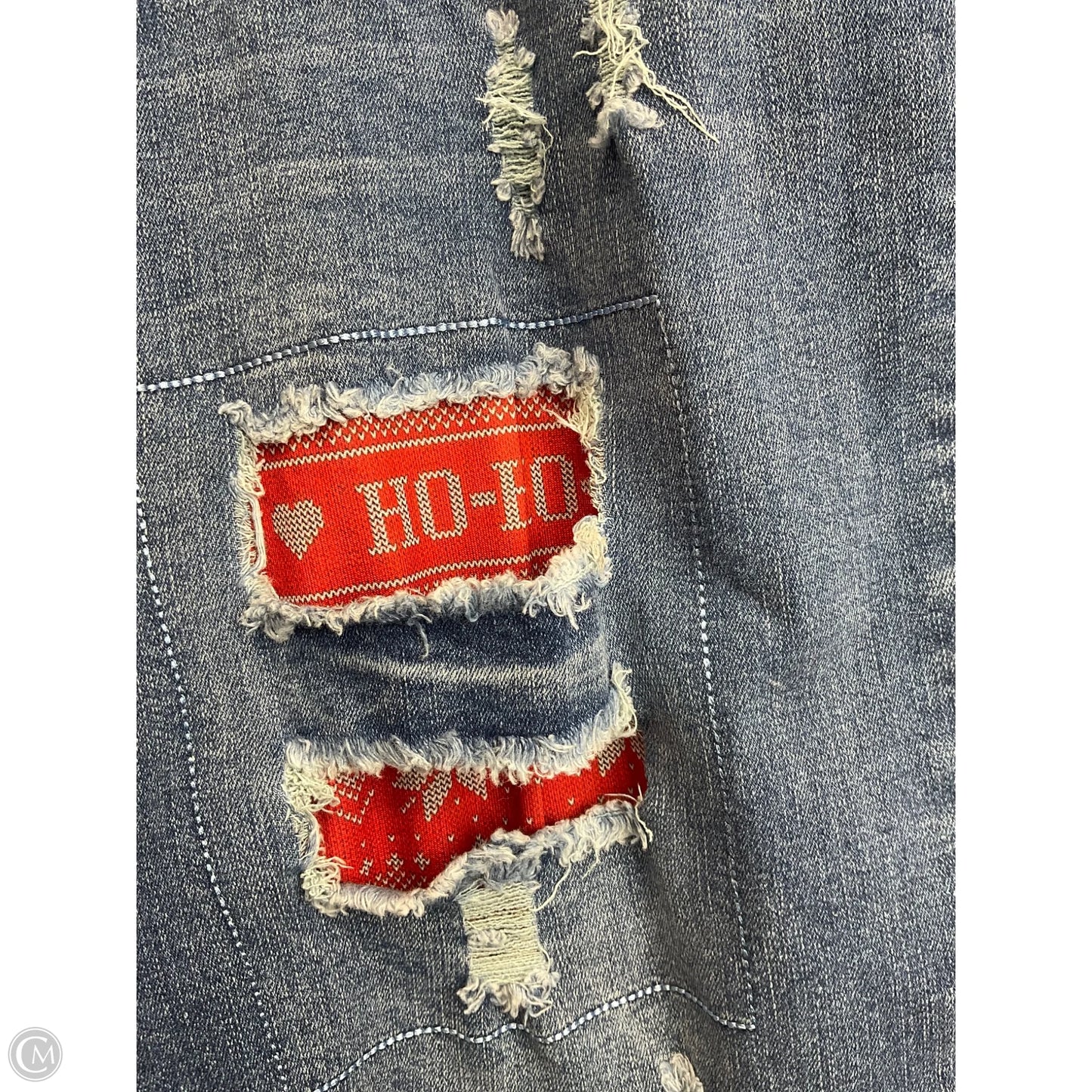 Jeans Straight By Clothes Mentor In Blue Denim, Size: 14