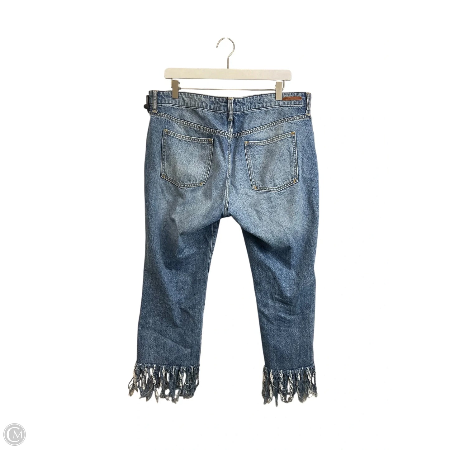Jeans Straight By Pilcro In Blue Denim, Size: 12