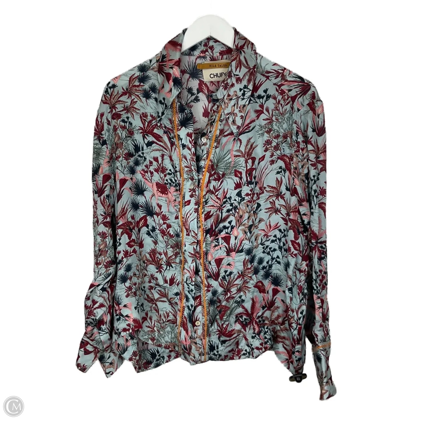 Top Long Sleeve By Cma In Floral Print, Size: S