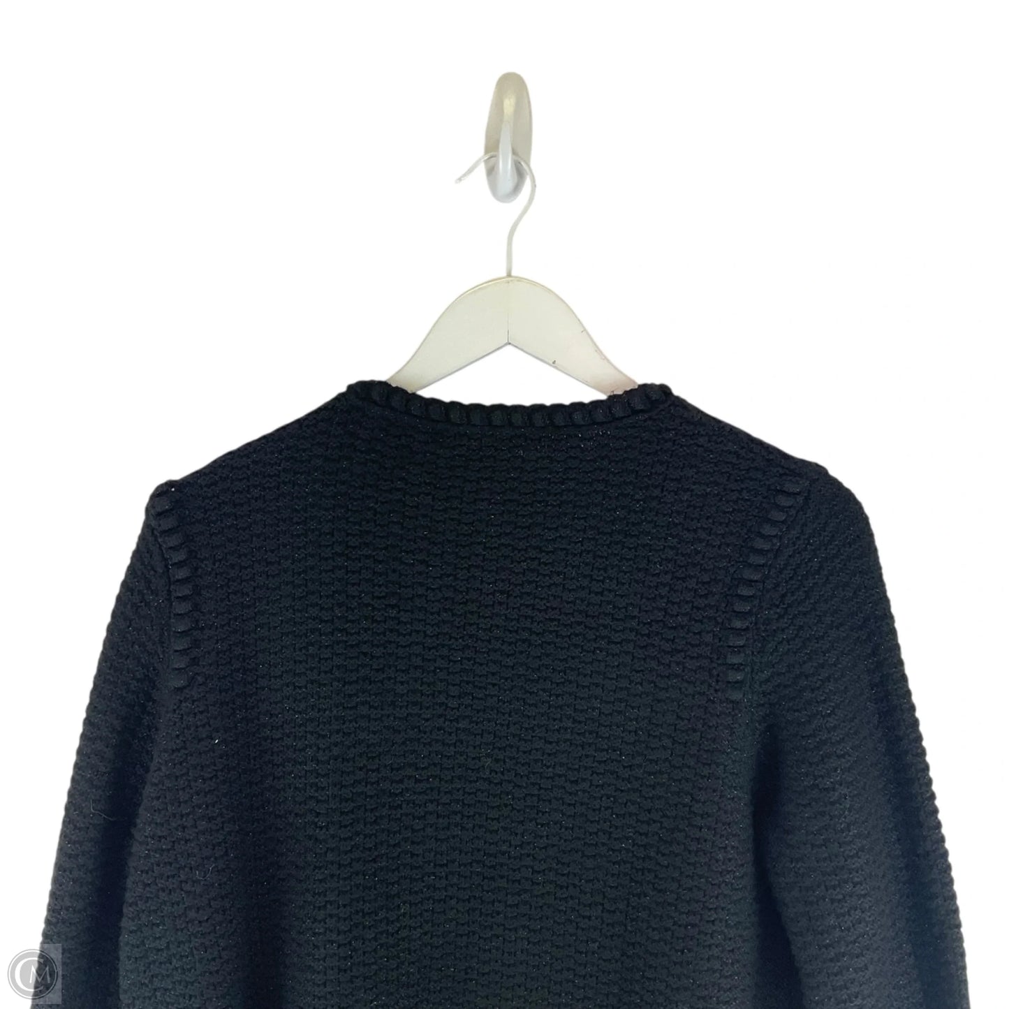 Sweater Cardigan Designer By Lilly Pulitzer In Black, Size: L