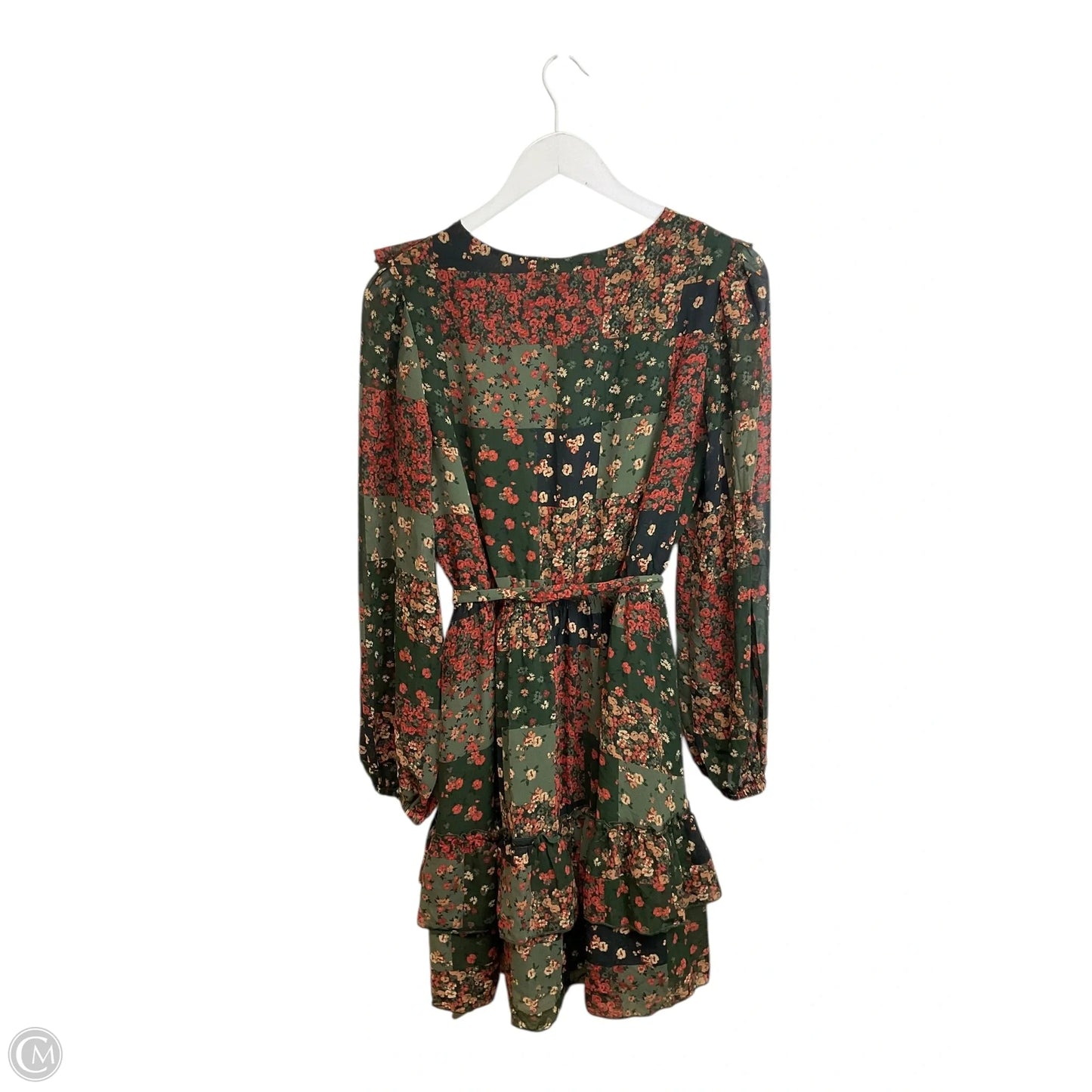 Dress Casual Short By Oddi In Floral Print, Size: M