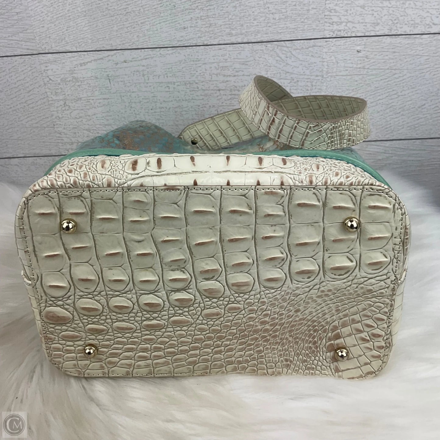 Handbag Designer By Brahmin, Size: Medium
