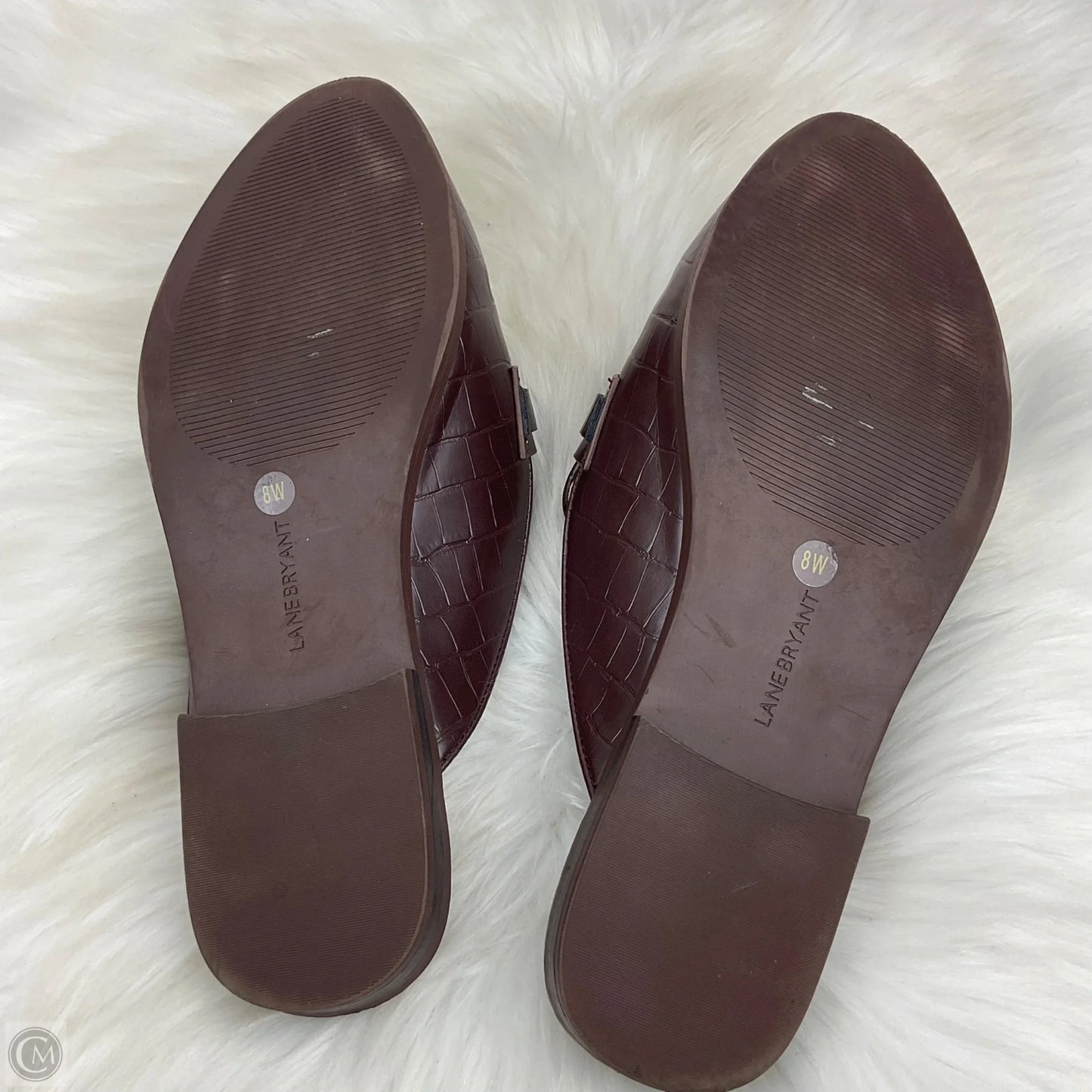 Shoes Flats By Lane Bryant In Brown, Size: 8