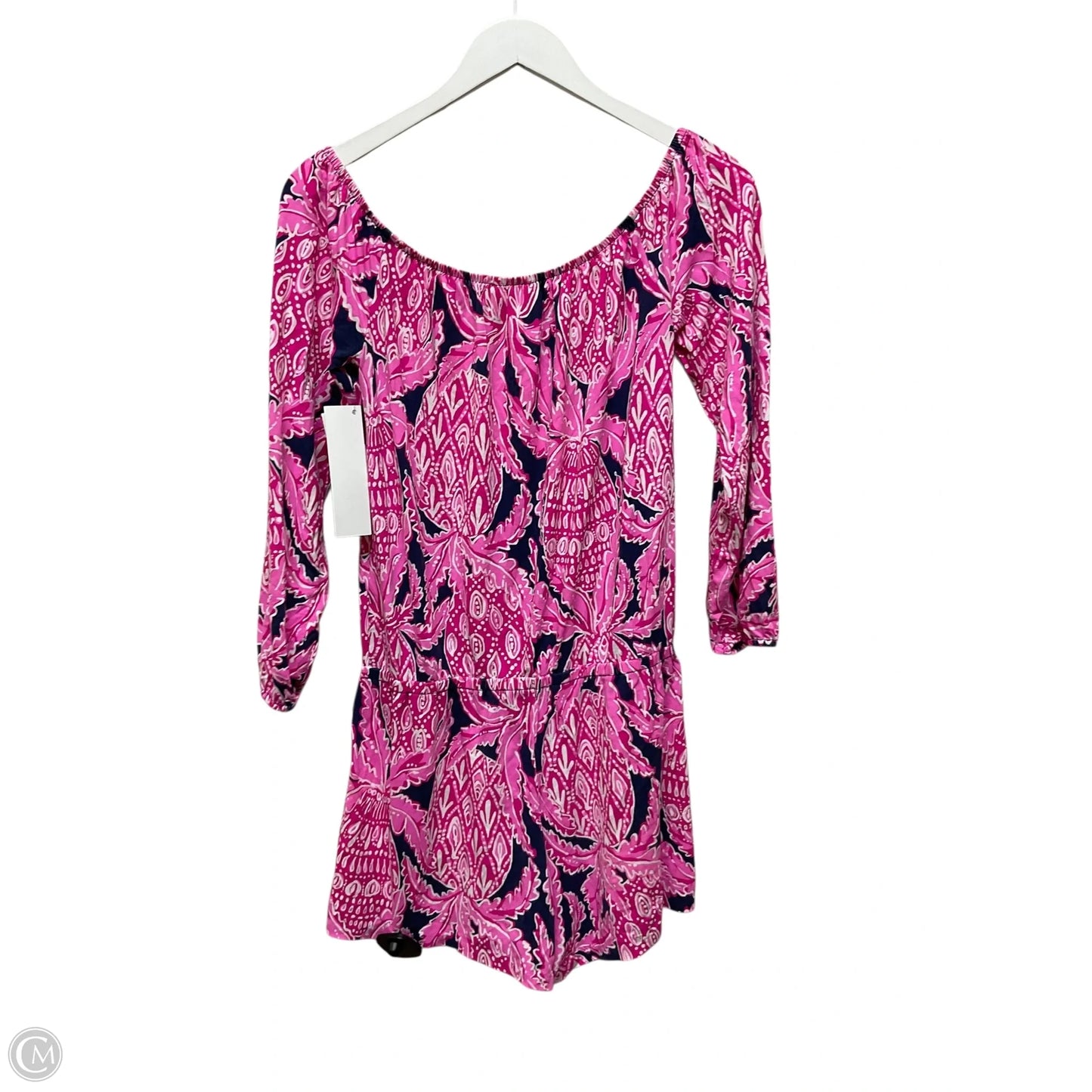 Romper Designer By Lilly Pulitzer In Pink, Size: S