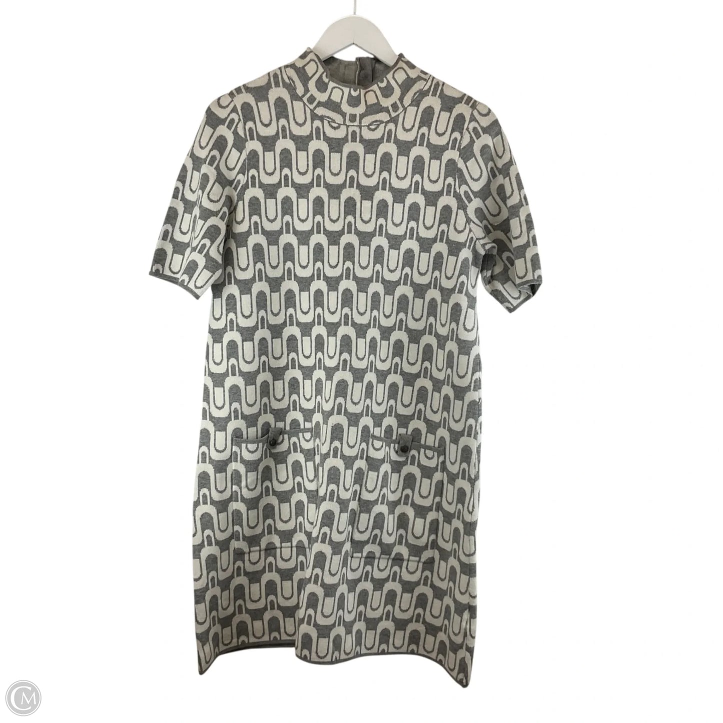 Dress Sweater By Maeve In Grey, Size: M