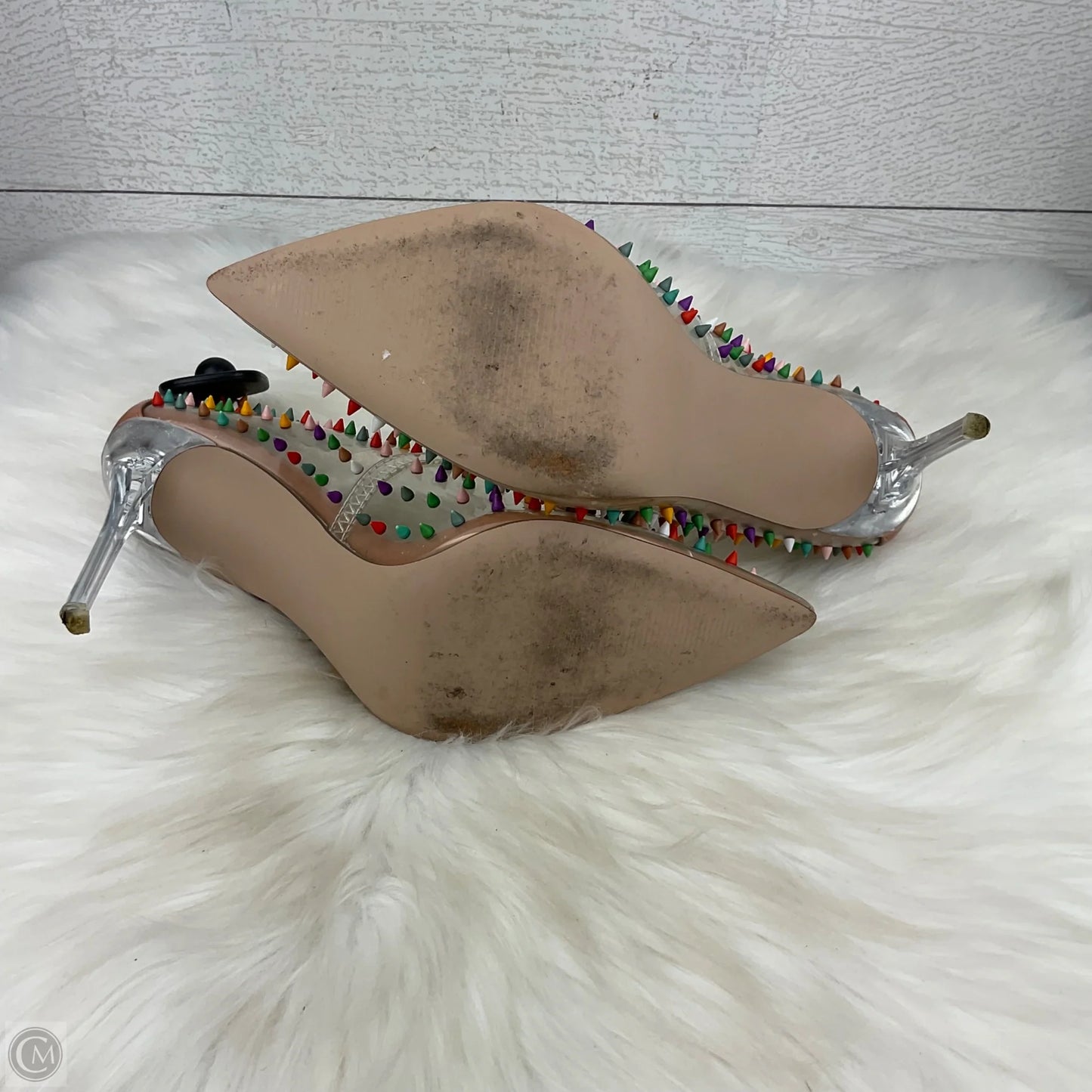 Shoes Heels Stiletto By Steve Madden In Clear, Size: 10