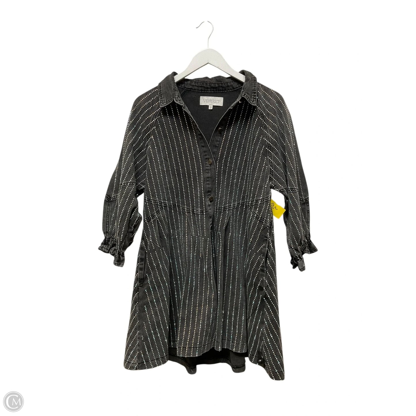 Dress Casual Short By Veveret In Grey, Size: S