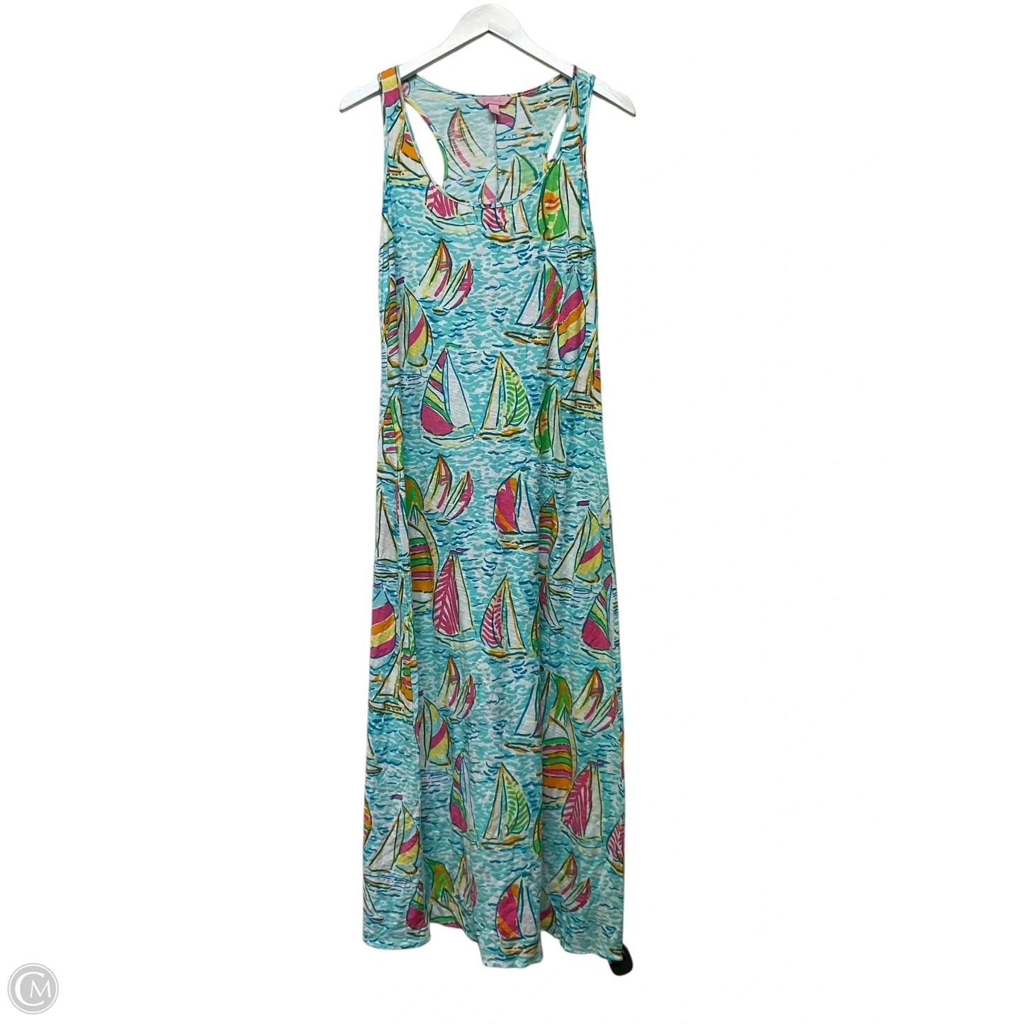 Dress Designer By Lilly Pulitzer In Blue, Size: L