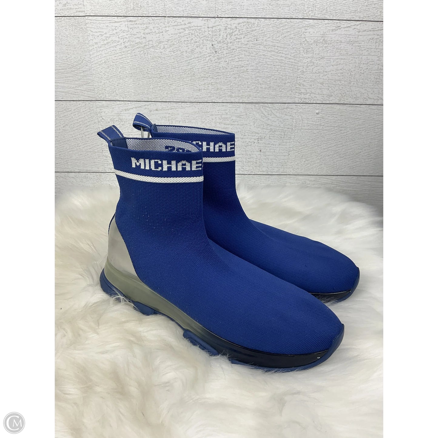Shoes Designer By Michael Kors In Blue, Size: 9.5