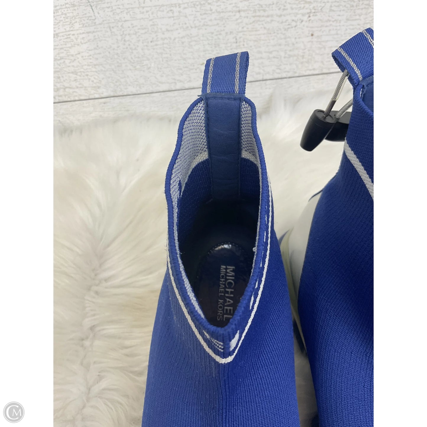 Shoes Designer By Michael Kors In Blue, Size: 9.5