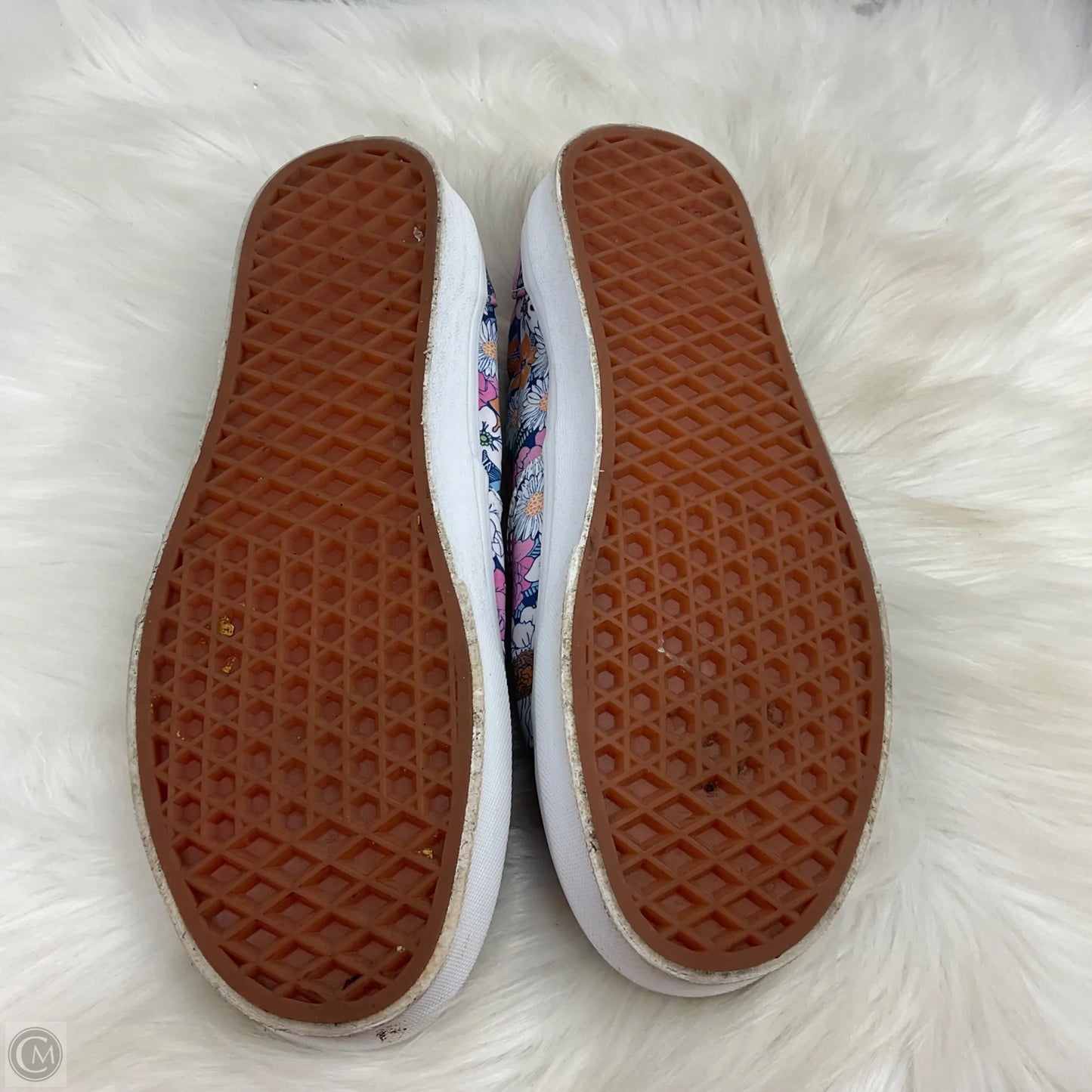 Shoes Sneakers By Vans In Floral Print, Size: 7.5