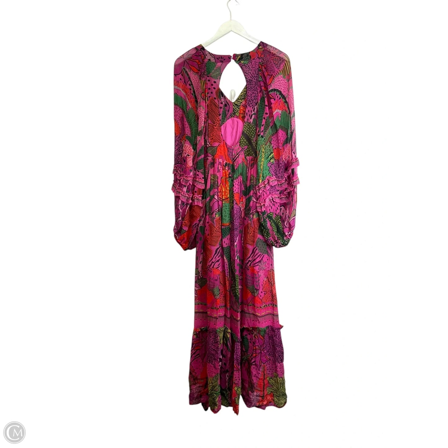 Dress Casual Maxi By Farm Rio In Floral Print, Size: S