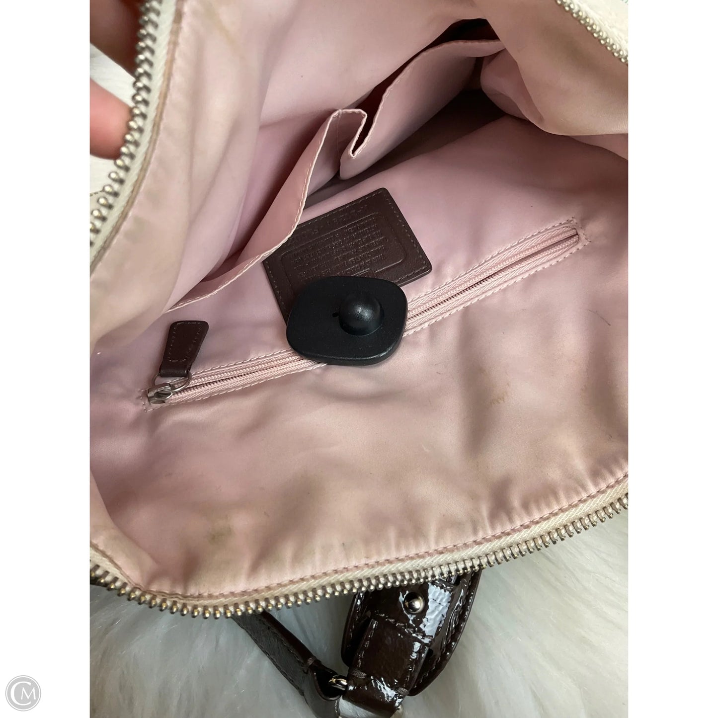 Handbag Designer By Coach, Size: Medium