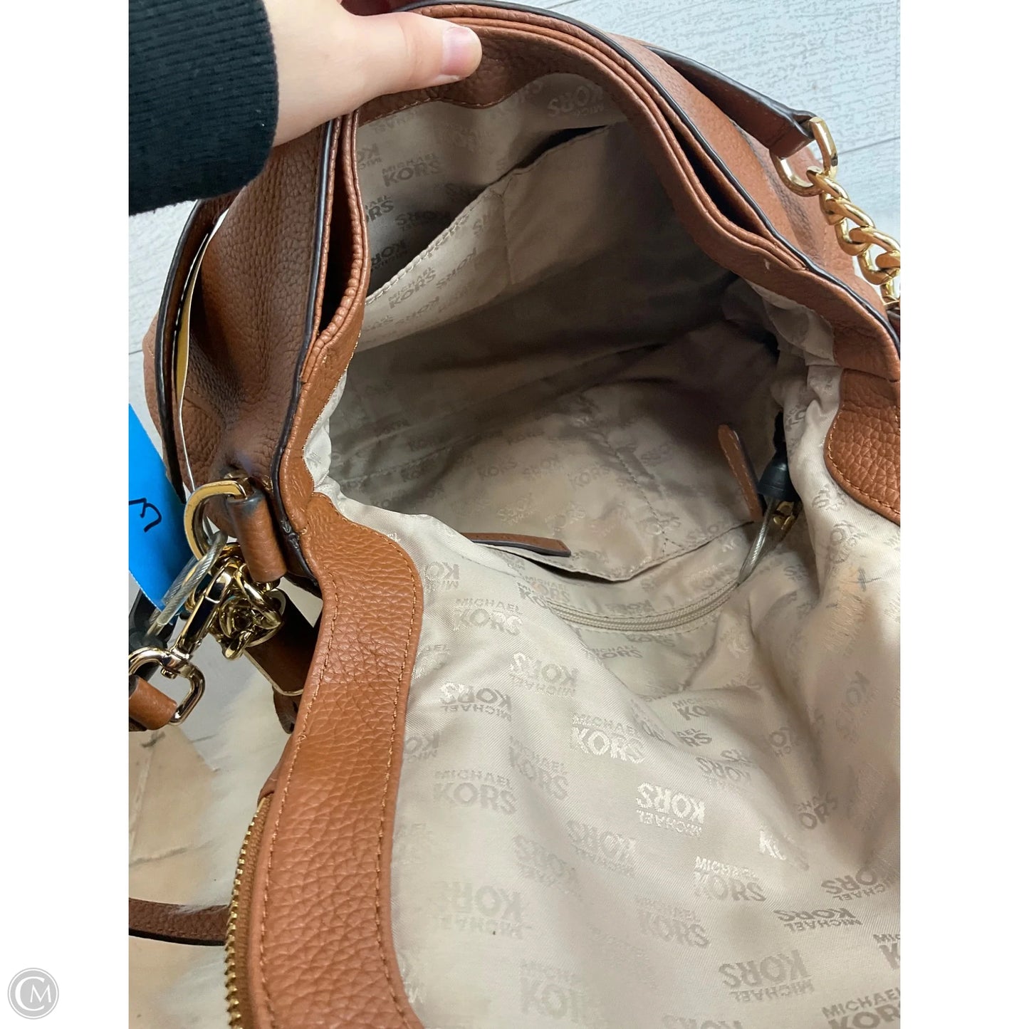 Crossbody Designer By Michael Kors, Size: Large