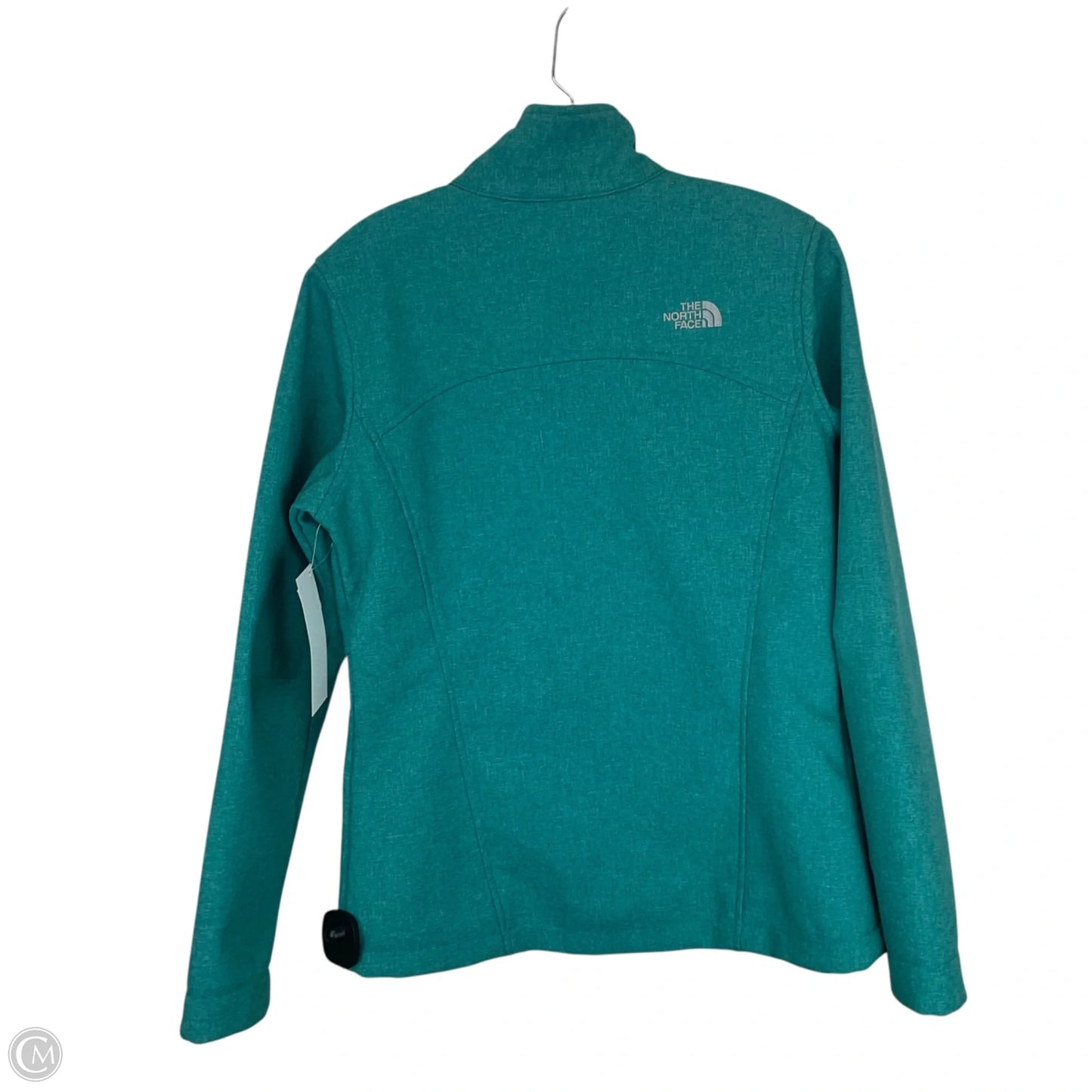 Coat Raincoat By The North Face In Teal, Size: M