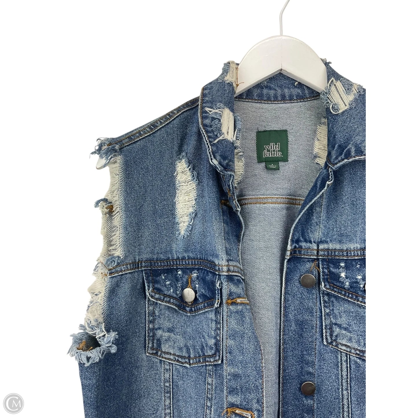 Vest Other By Wild Fable In Blue Denim, Size: S