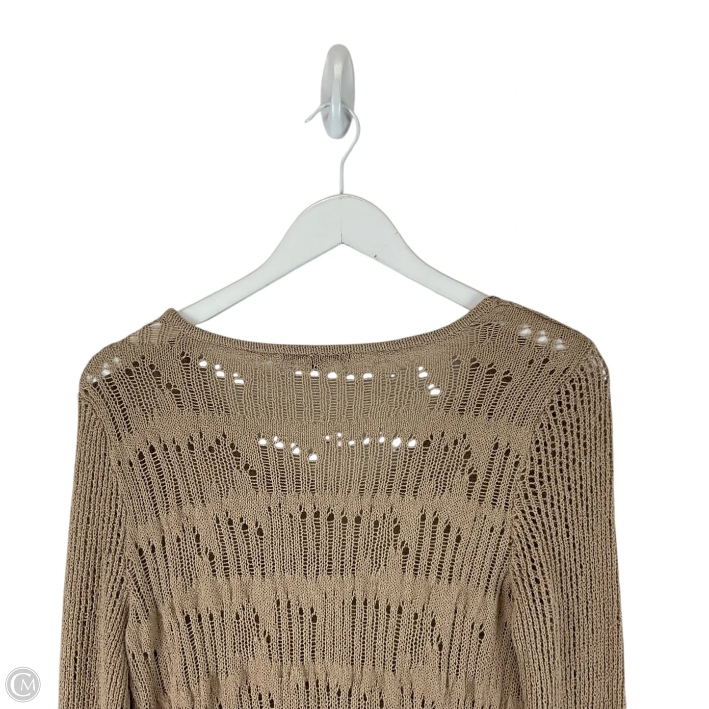 Top Long Sleeve By Retrology In Brown, Size: L