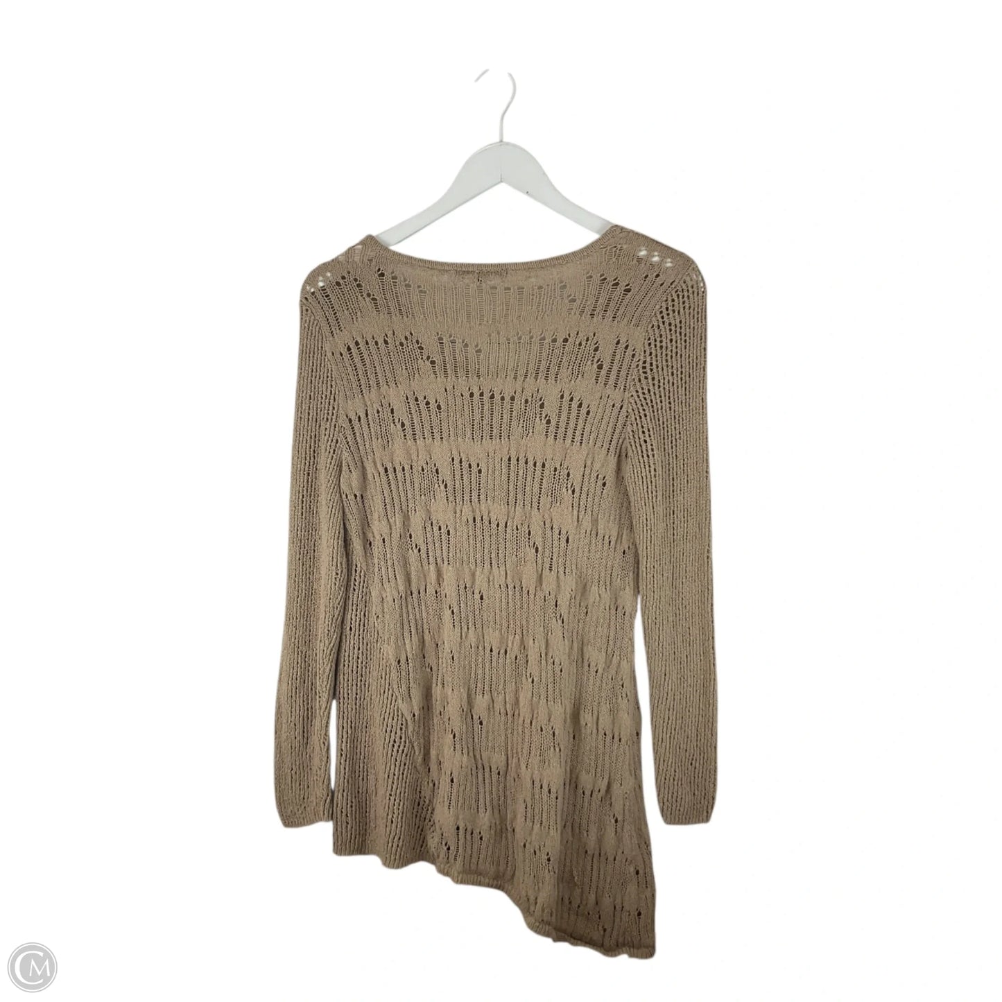 Top Long Sleeve By Retrology In Brown, Size: L