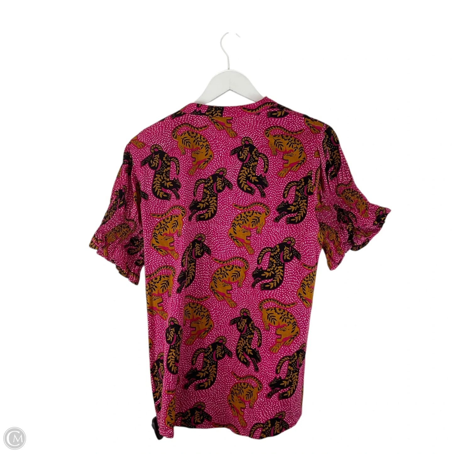 Top Short Sleeve By Cmb In Pink, Size: M