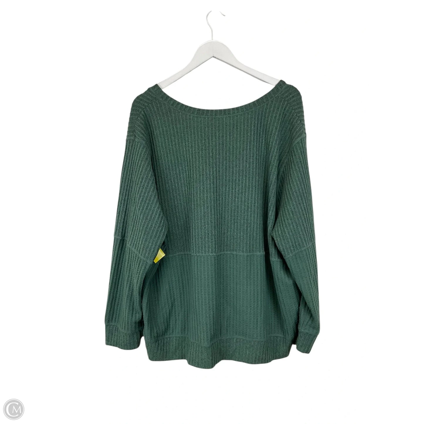 Top Long Sleeve By Torrid In Green, Size: 1x