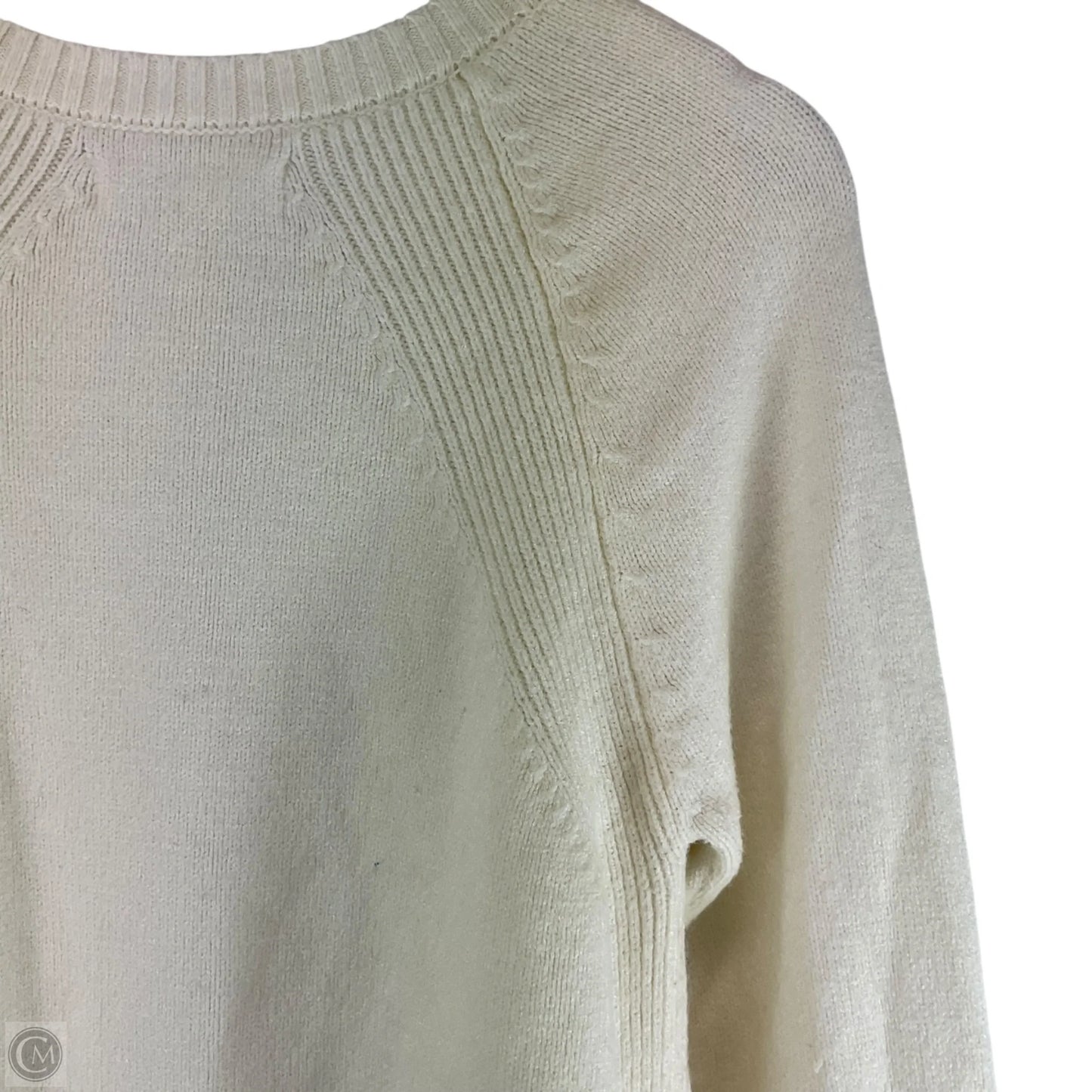 Sweater By Anthropologie In Cream, Size: S