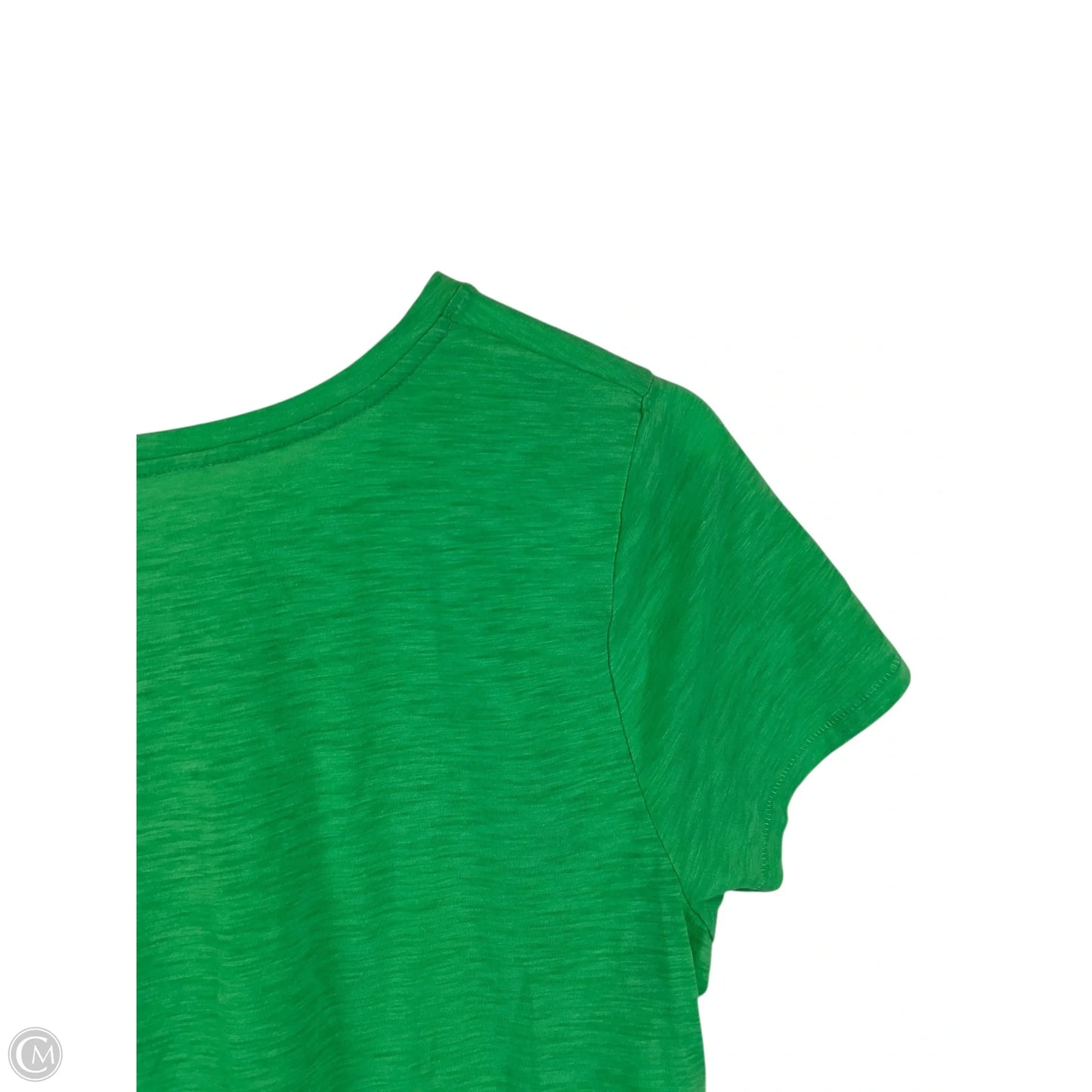 Top Short Sleeve Designer By Lilly Pulitzer In Green, Size: L