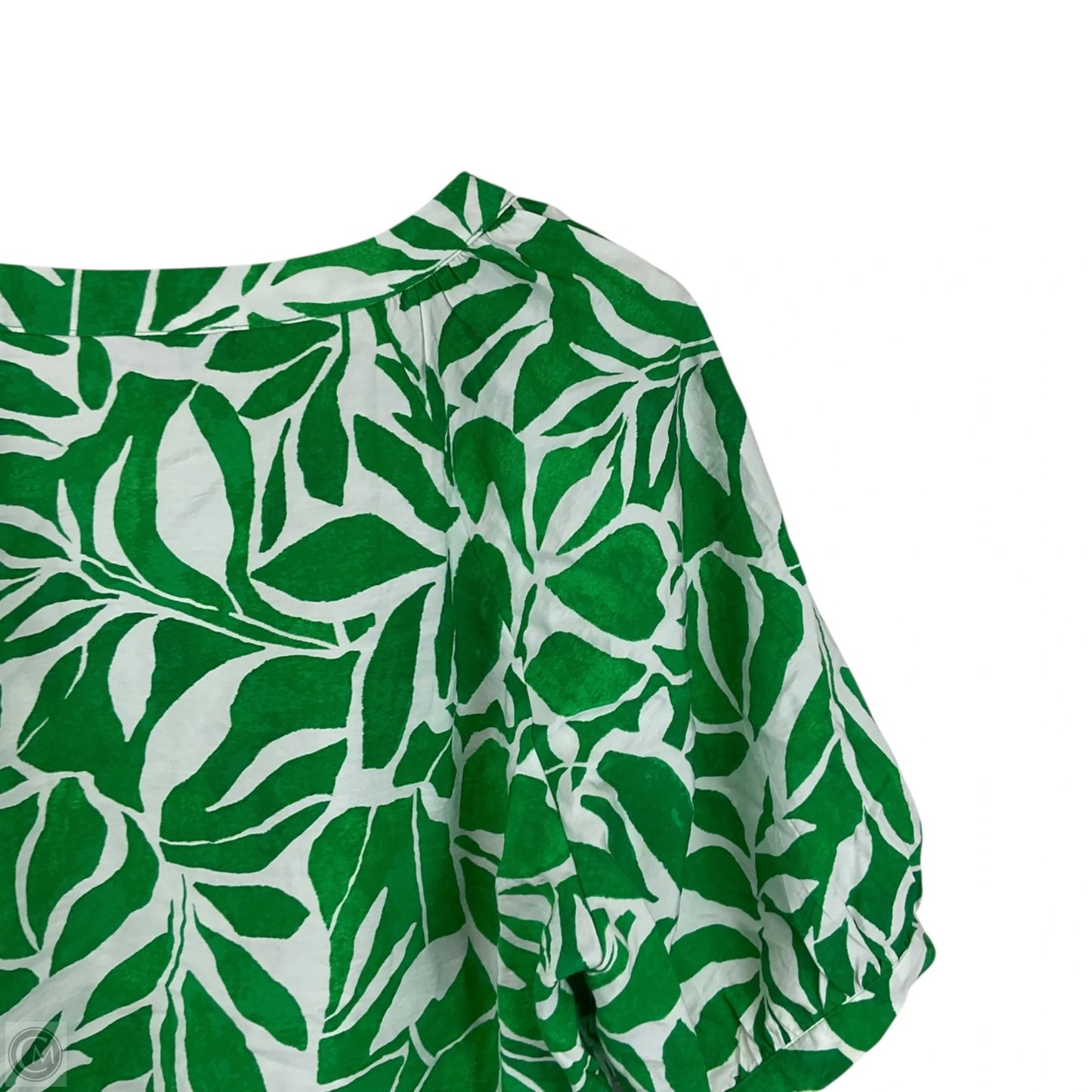 Top Short Sleeve By Clothes Mentor In Green, Size: L