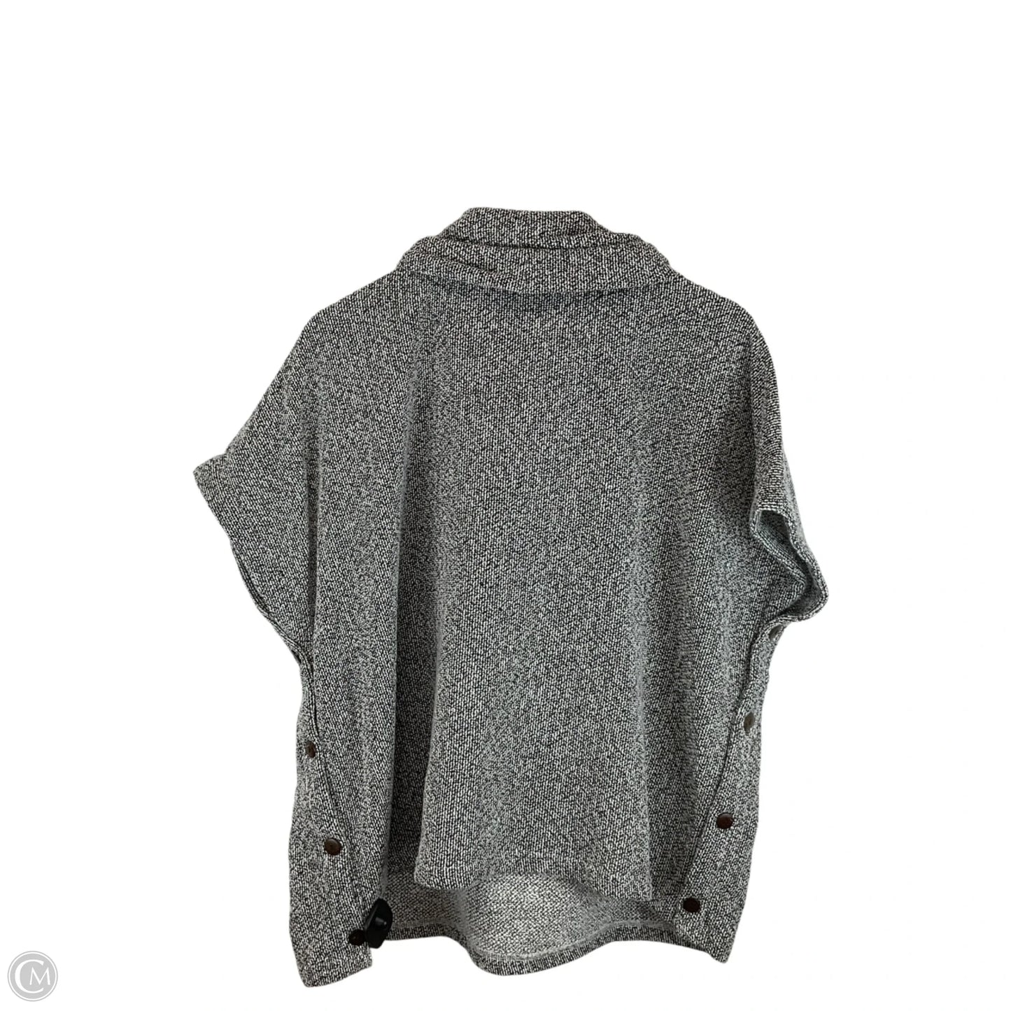 Sweater Short Sleeve By Doe & Rae In Grey, Size: S