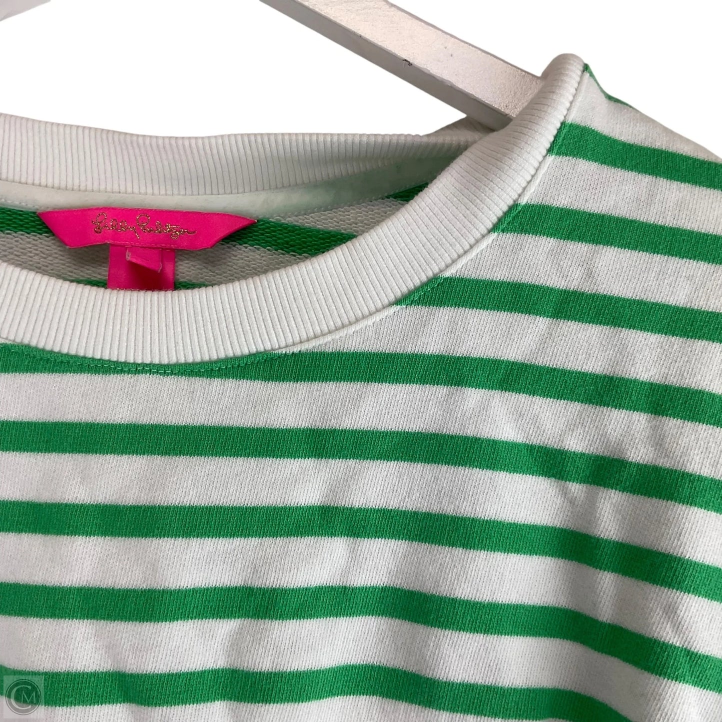 Sweater Cardigan Designer By Lilly Pulitzer In Green, Size: Xl