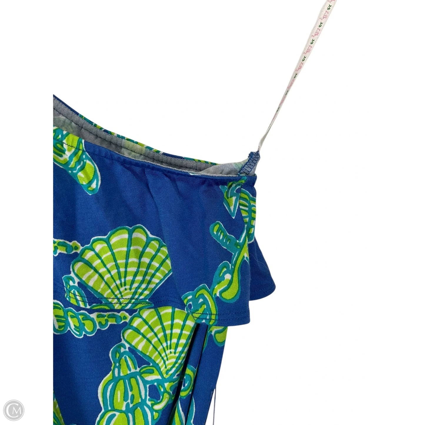 Dress Designer By Lilly Pulitzer In Blue & Green, Size: Xs