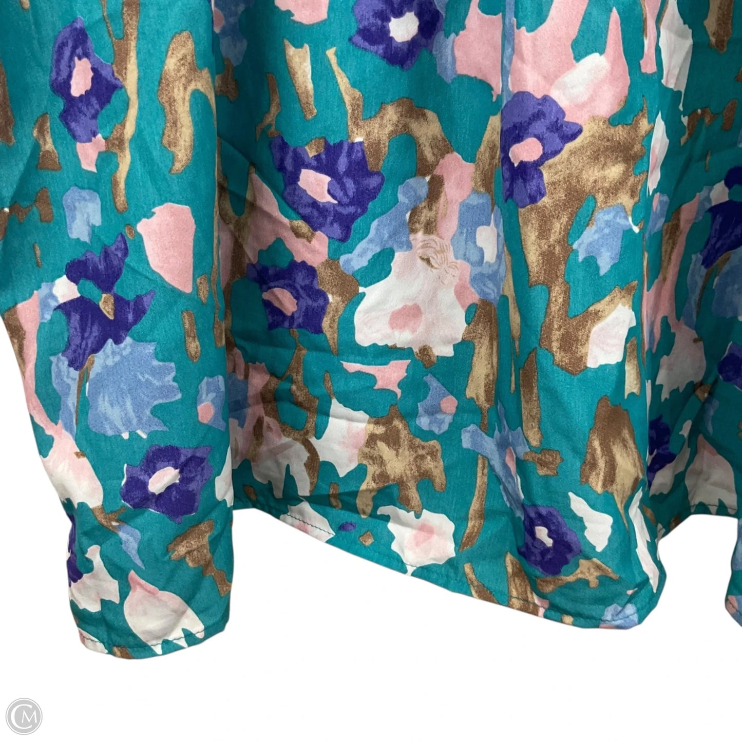 Top Short Sleeve By Entro In Blue, Size: L